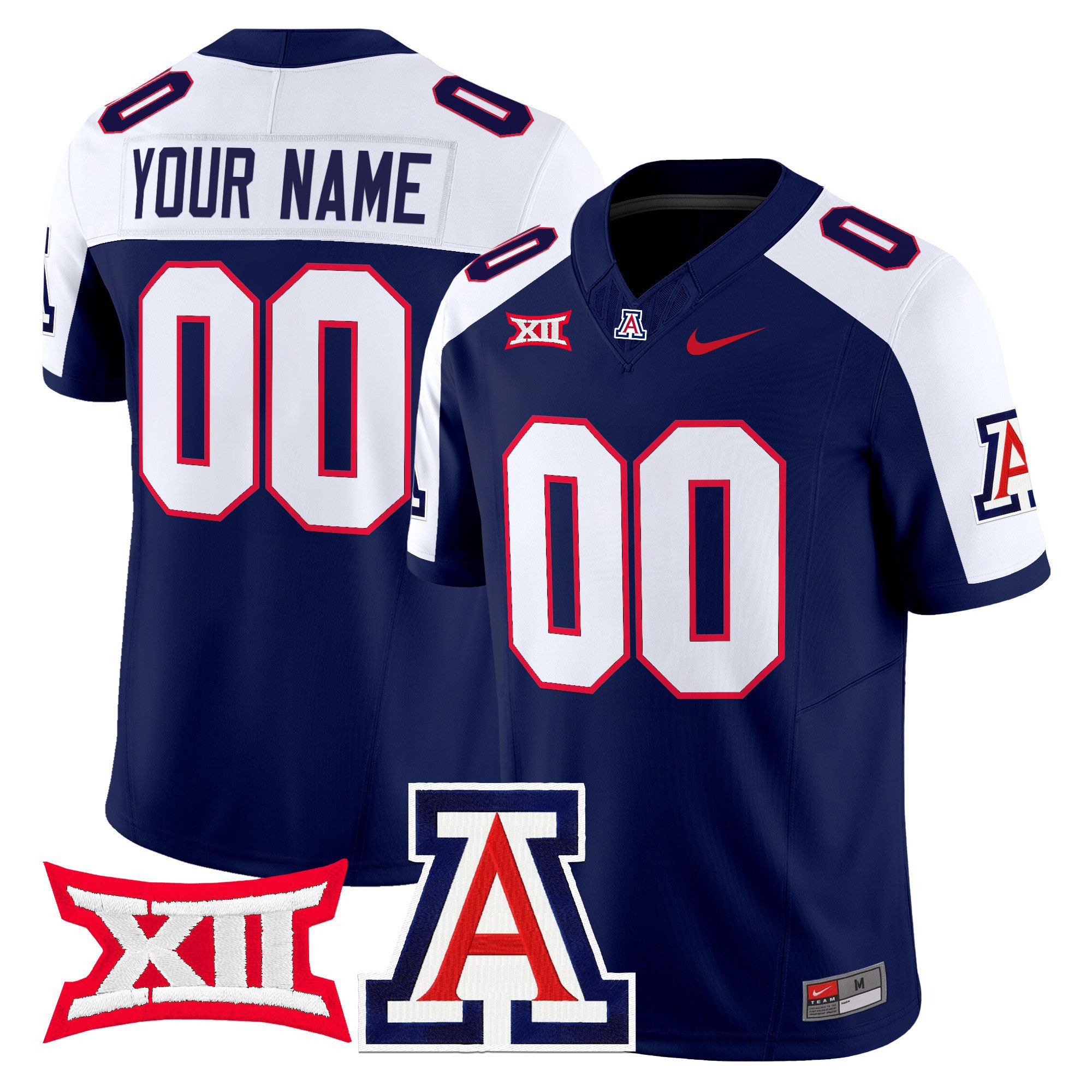 Men Arizona Wildcats Blue Nike 2024 Vapor Limited Custom NCAA Jersey